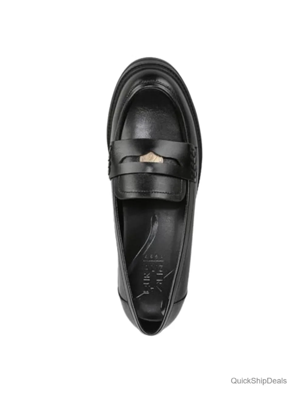 Naturalizer Lumos Platform Loafer Women's Leather Block Heel Slip-On
